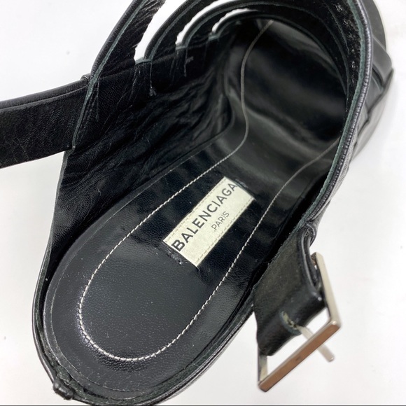 Balenciaga Caged Peep Toe Sandals - Picture 3 of 8